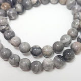 6mm Map Jasper Gemstone Beads