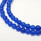 3.5mm Dyed Blue Jade Gemstone Beads