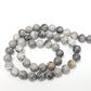 8mm Map Jasper Gemstone Beads