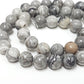 8mm Map Jasper Gemstone Beads