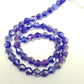 6mm Blue AB Glass Bicones