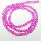 4mm Fuchsia Glass Bicones