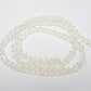 4mm Light Yellow Crystal Glass Bicones