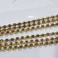 Light Colorado Topaz Preciosa Rhinestone Chain ss10