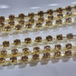 Light Colorado Topaz Preciosa Rhinestone Chain ss10