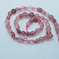 Strawberry Quartz Gemstone Nugget Beads