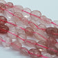 Strawberry Quartz Gemstone Nugget Beads