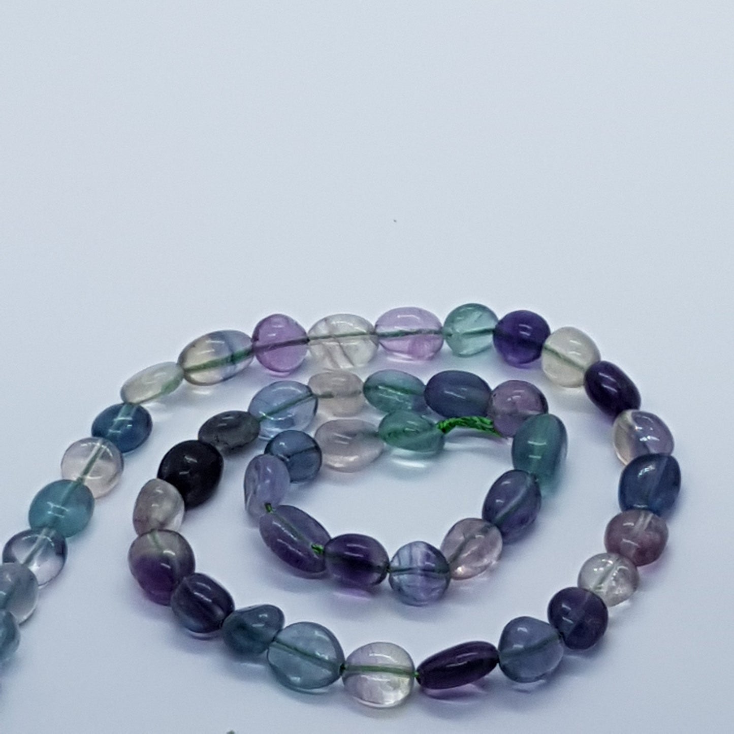 Fluorite Gemstone Nugget Beads