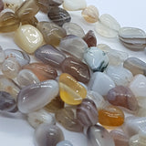 Botswana Agate Gemstone Nugget Beads