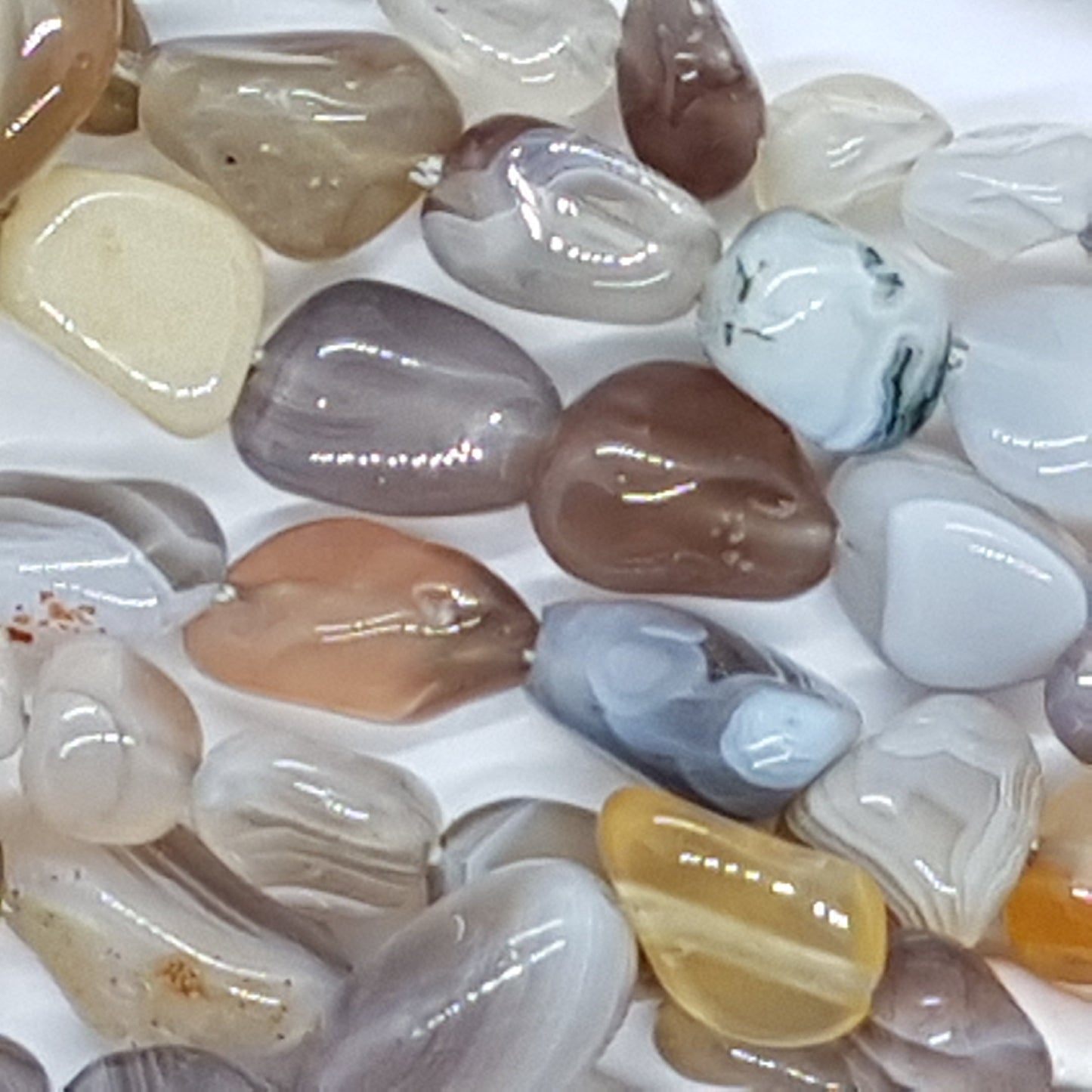 Botswana Agate Gemstone Nugget Beads