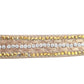 9m Gold Embellished Rhinestone Trim