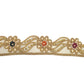 5m Dark Gold Indian Rhinestone Trim