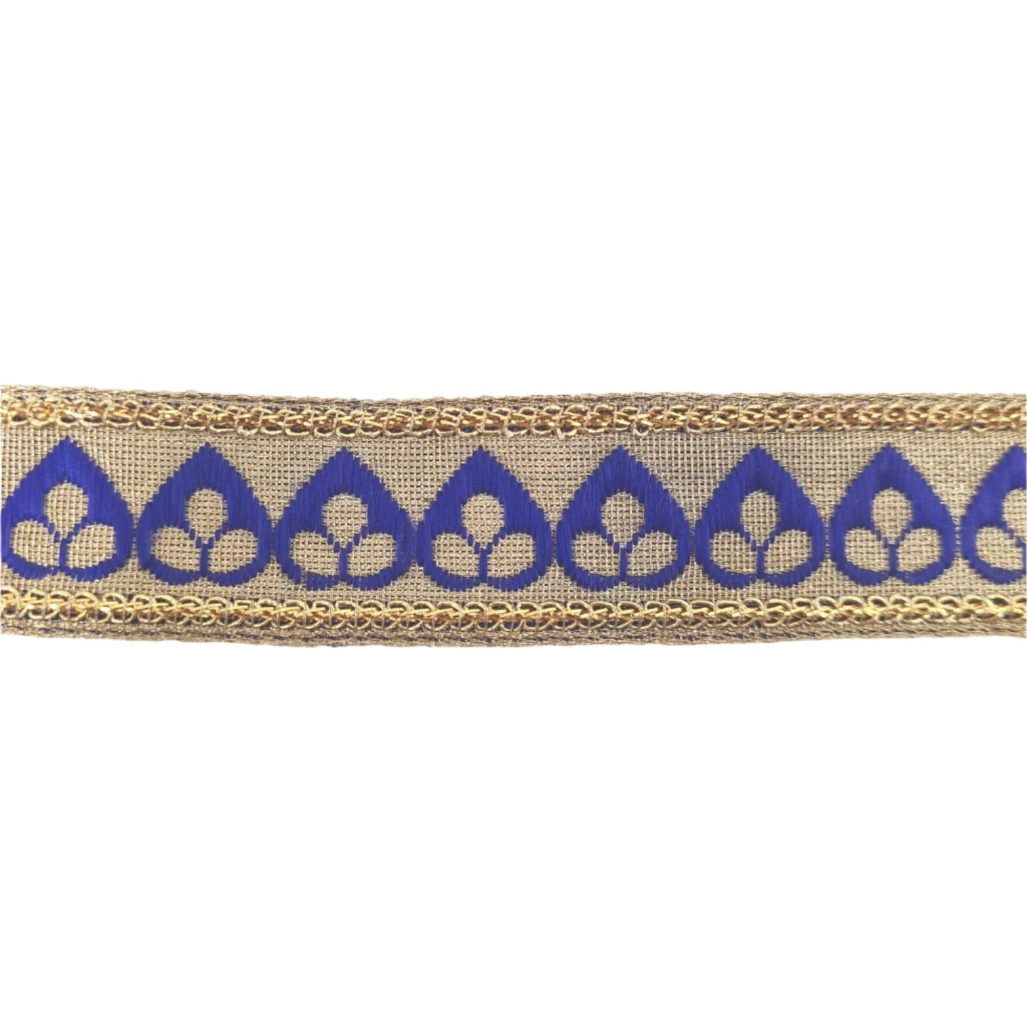 6m Blue and Gold Indian Trim