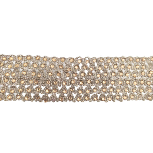 5m Gold Gem Encrusted Indian Trim