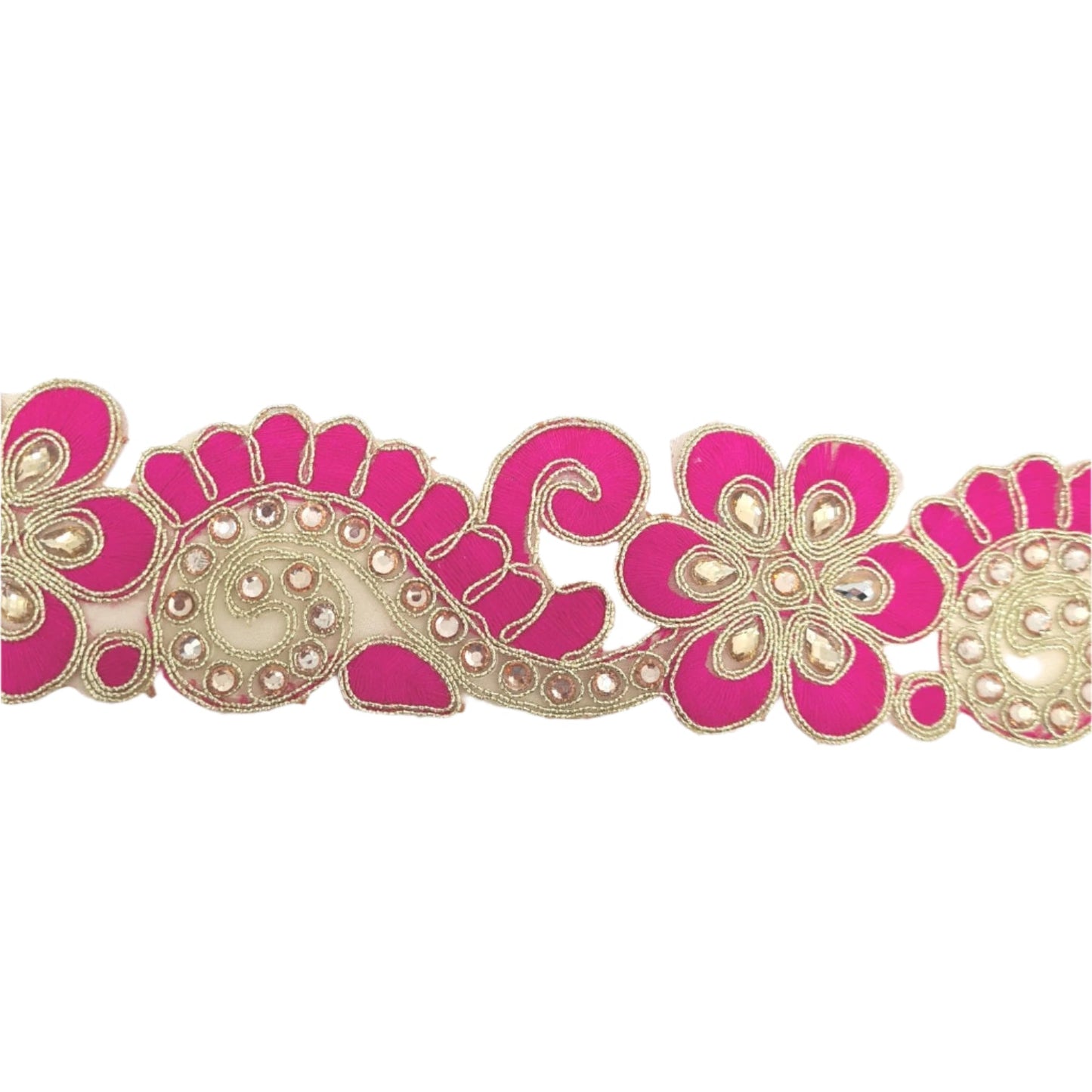5m Hot Pink Indian Trim