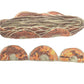 3m Orange Sequin Half Circle Trim