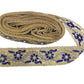4m Blue Floral Indian Trim