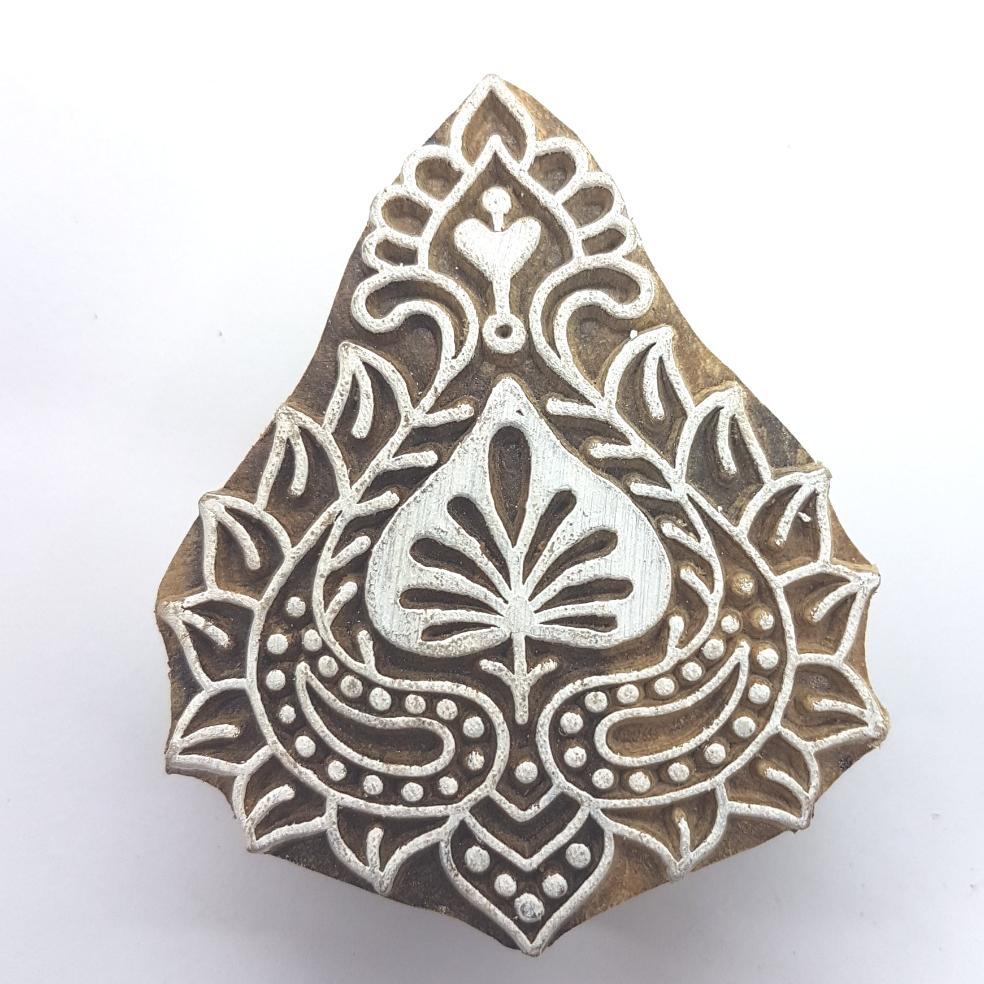 Paisley Indian Block Stamp