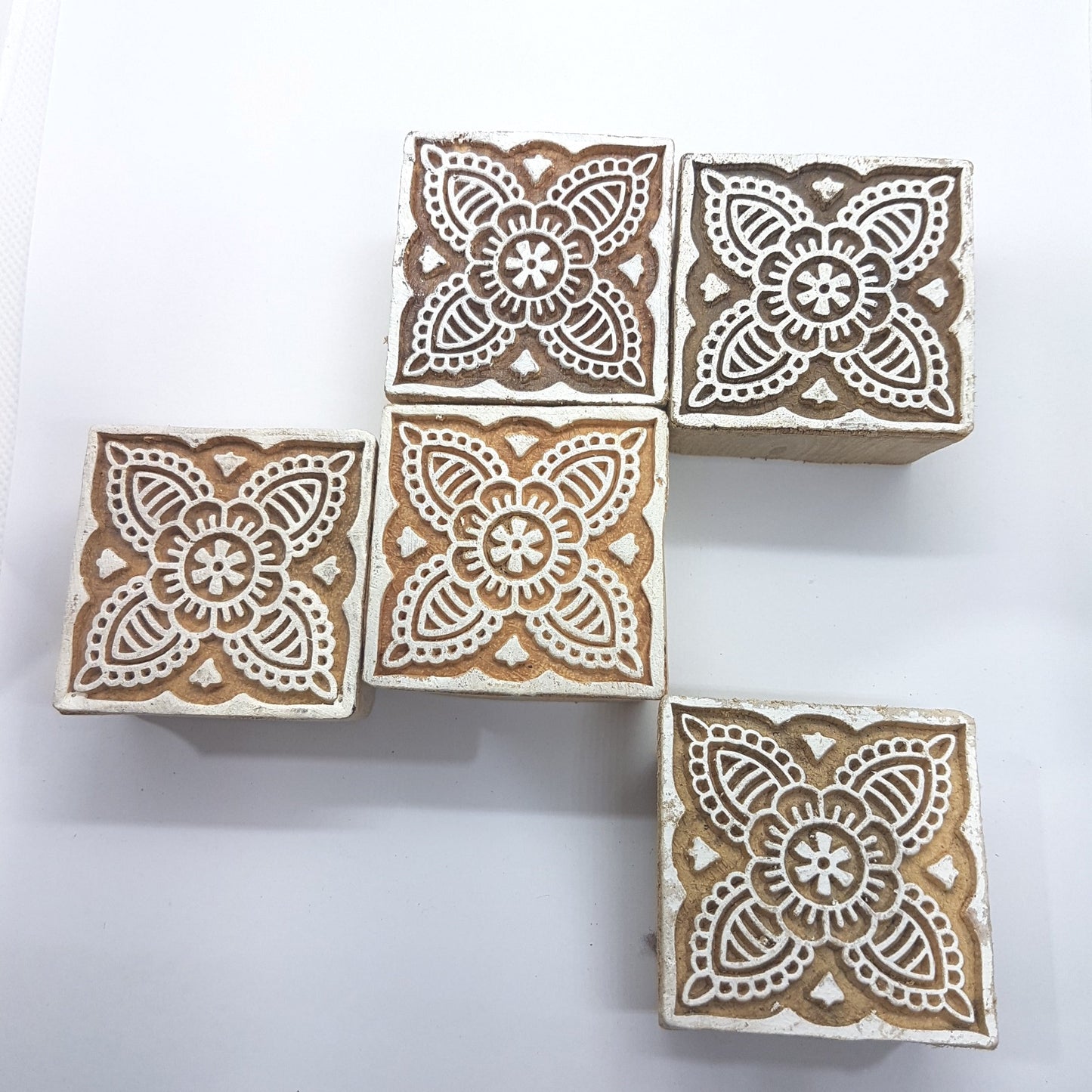 Square Indian Block Stamp