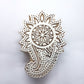 Large Paisley Block Stamp