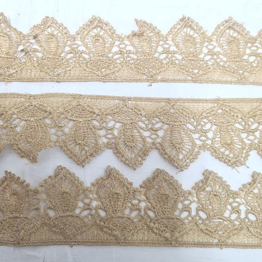 9m Light Brown Lace Trim
