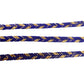 14m  Blue and Gold Braided Trim