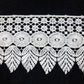 5m Leaf pattern White Lace Trim