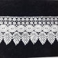 5m Leaf pattern White Lace Trim
