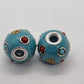 Blue Multi Colour Kashmiri Beads