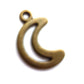 10pc Bronze Half Moon Charms