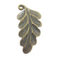 10pc Bronze Leaf Pendants