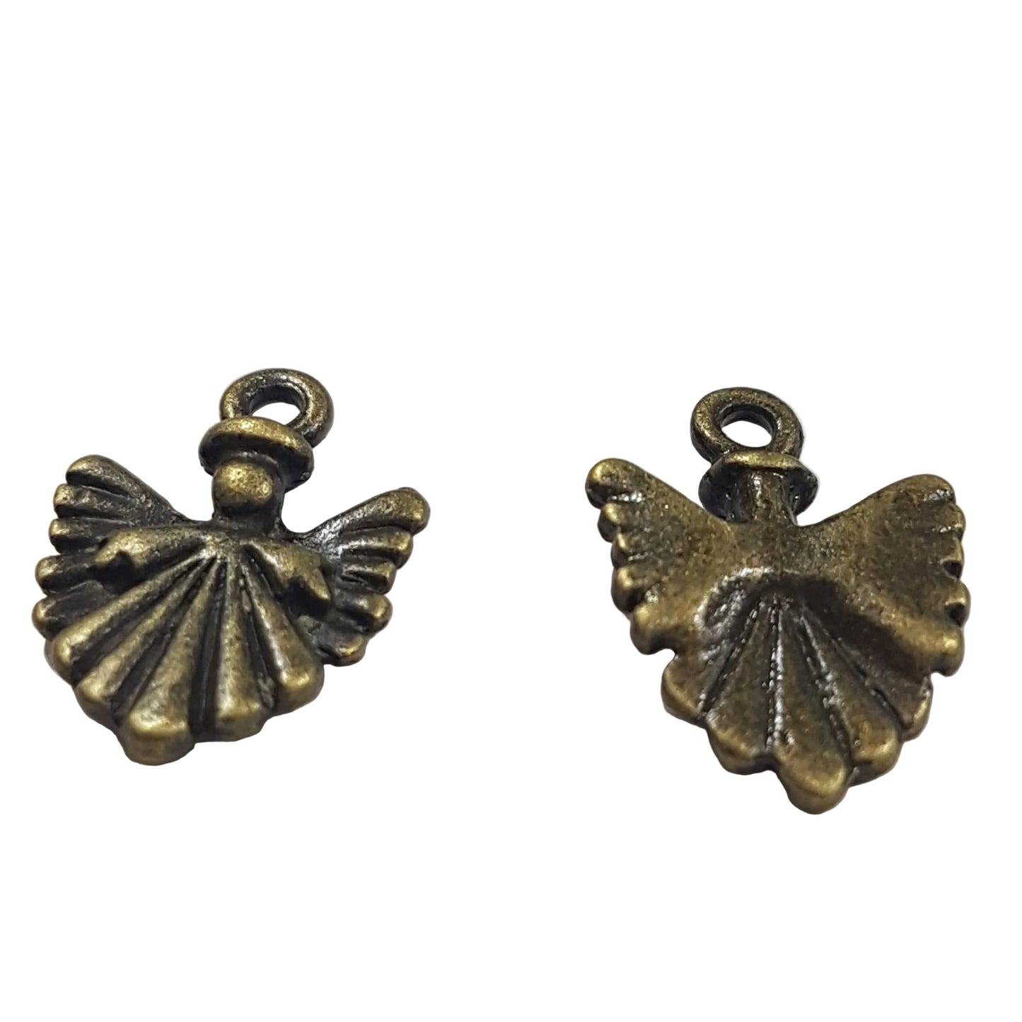 10pc Bronze Mini Angel Charms