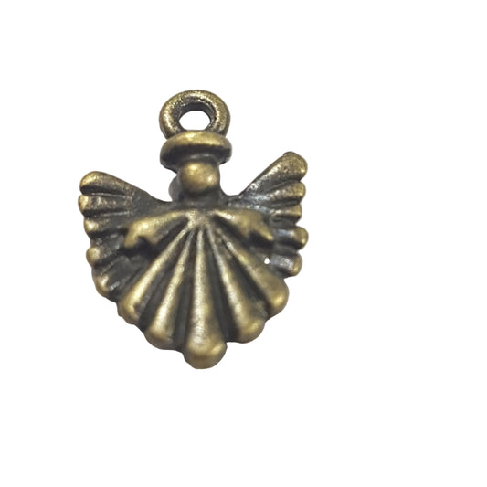 10pc Bronze Mini Angel Charms