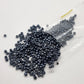 15g 2mm Black Luster Seed Beads