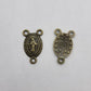 10pc Bronze Rosary Charm Connectors