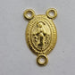 10pc Gold Rosary Charm Connectors