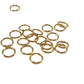 6mm 18k Gold Plated Jump Rings