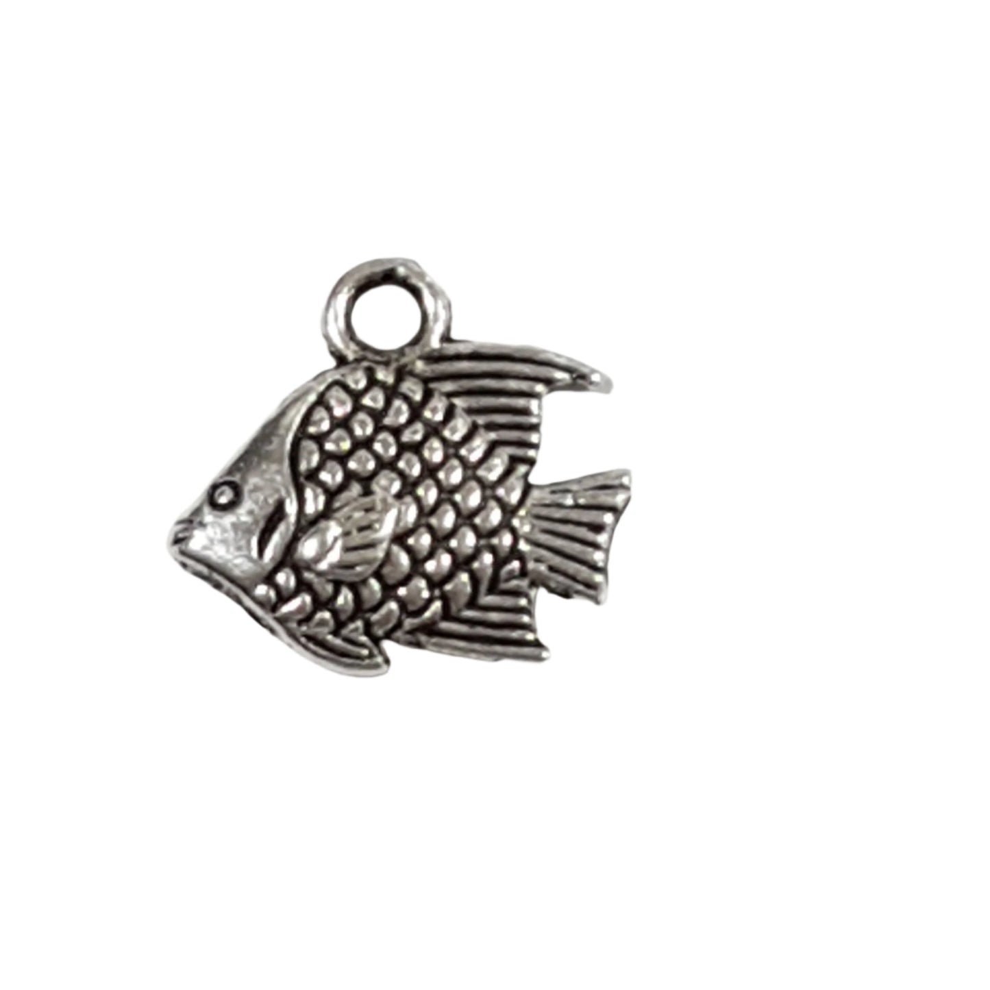 10pc Small Fish Charms With Scales