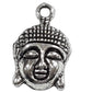 10pc Silver Buddha Head Charms