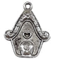 10pc Silver Fairy Door Charms