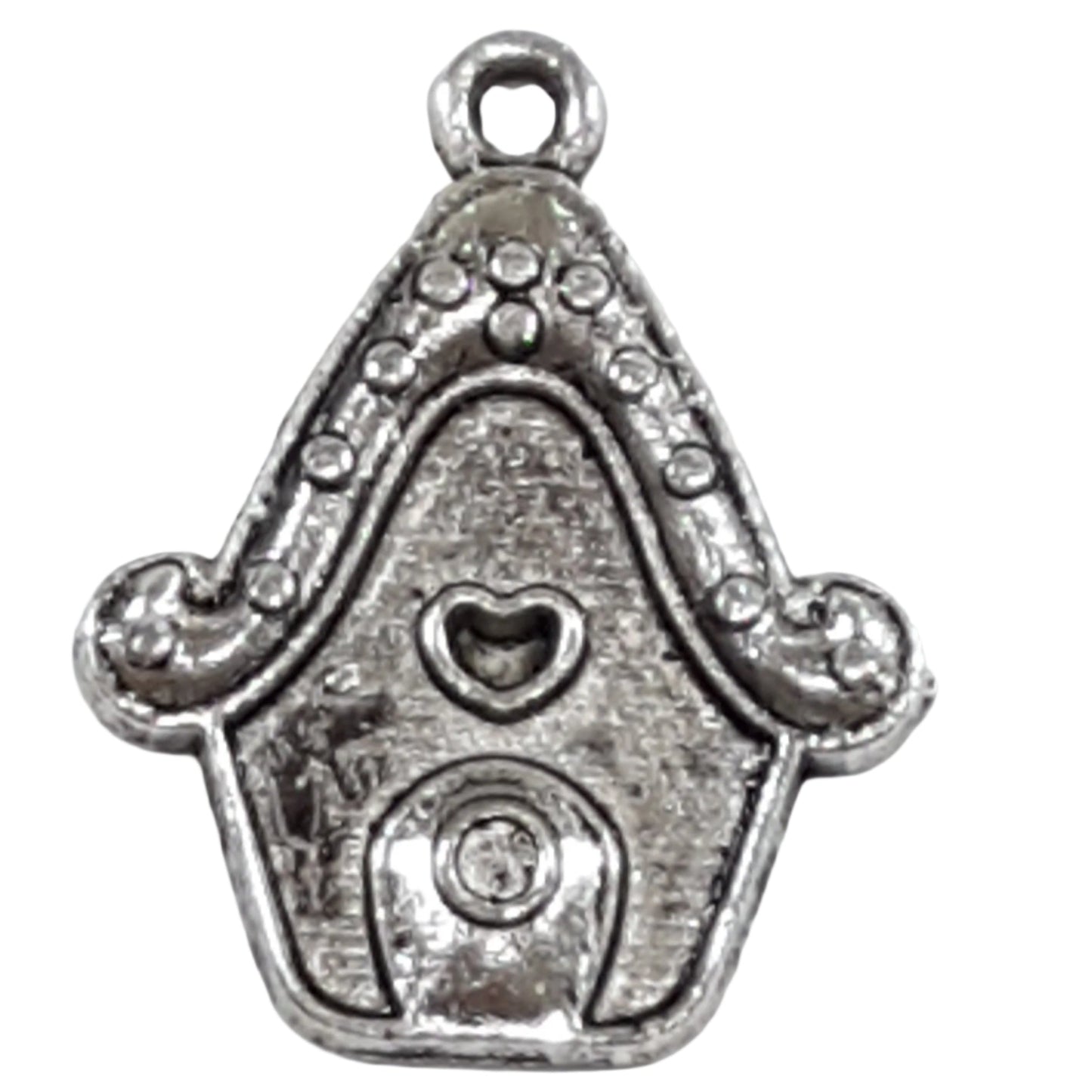 10pc Silver Fairy Door Charms