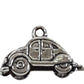 10pc Silver Car Charms