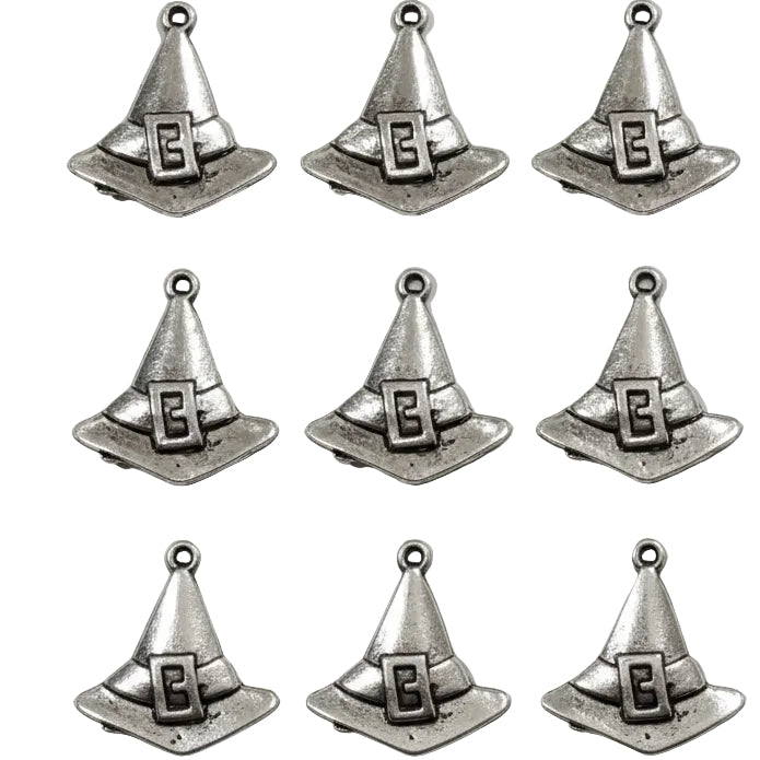 10pc Witch's Hat Charms