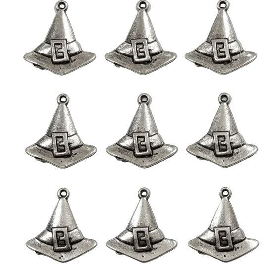 10pc Witch's Hat Charms