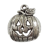 10pc Jack O Lantern with Leaf Charms