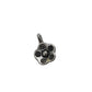 10pc Small Silver Flower Charm