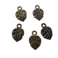 10pc Small Bronze Leaves