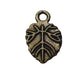 10pc Small Bronze Leaves