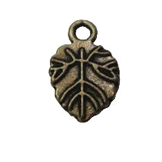 10pc Small Bronze Leaves