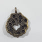 10pc Bronze Christmas Wreath Charms